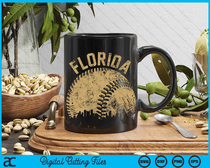 Florida Baseball Skyline Player Coach Fan SVG PNG Digital Printable Files Florida Baseball Skyline Player Coach Fan SVG PNG Digital Printable Files