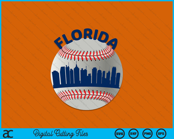 Florida Baseball Team Fans of Space City SVG PNG Cutting Printable Files