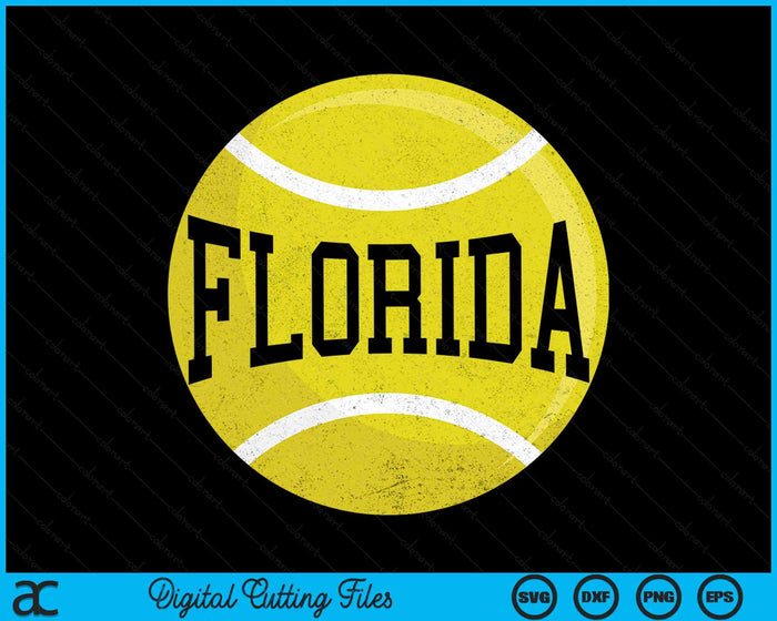 Florida Tennis Fan SVG PNG Digital Cutting Files Florida Tennis Fan SVG PNG Digital Cutting Files