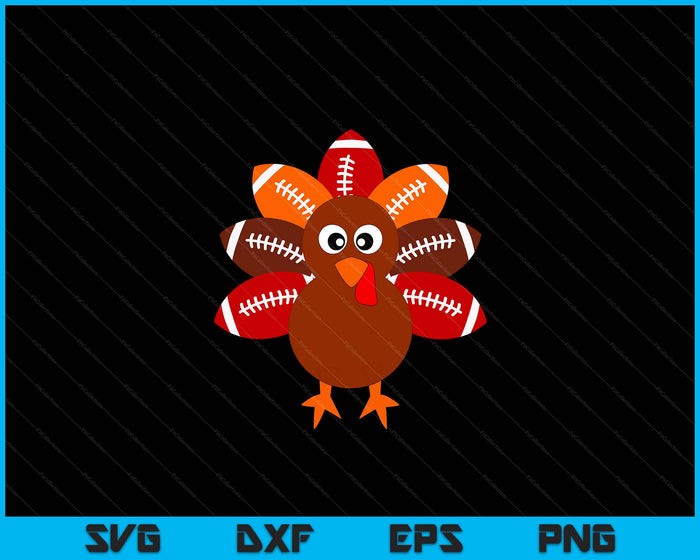 Football Balls Thanksgiving For Kids Boys Turkey Ball SVG PNG Digital Printable Files Football Balls Thanksgiving For Kids Boys Turkey Ball SVG PNG Digital Printable Files