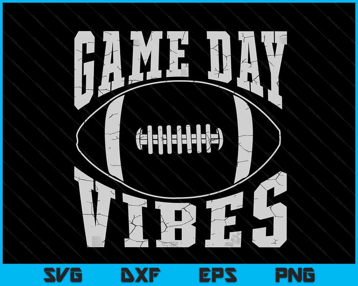 Football Game Day Vibes Funny Sayings Men Women Kids Boys SVG PNG Digital Cutting File Football Game Day Vibes Funny Sayings Men Women Kids Boys SVG PNG Digital Cutting File