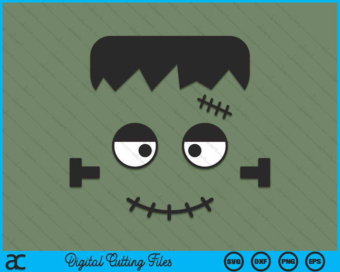 Frankenstein Monster Halloween Costume SVG PNG Digital Cutting File Frankenstein Monster Halloween Costume SVG PNG Digital Cutting File