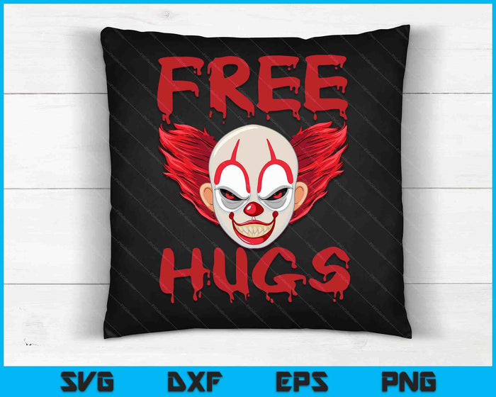 Free Hugs Halloween Evil Killer Scary Clown Horror Gift SVG PNG Digital Cutting Files Free Hugs Halloween Evil Killer Scary Clown Horror Gift SVG PNG Digital Cutting Files