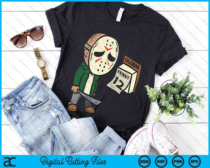 Friday 13th Halloween Horror Movie Humor Party Crazy SVG PNG Digital Cutting Files Friday 13th Halloween Horror Movie Humor Party Crazy SVG PNG Digital Cutting Files