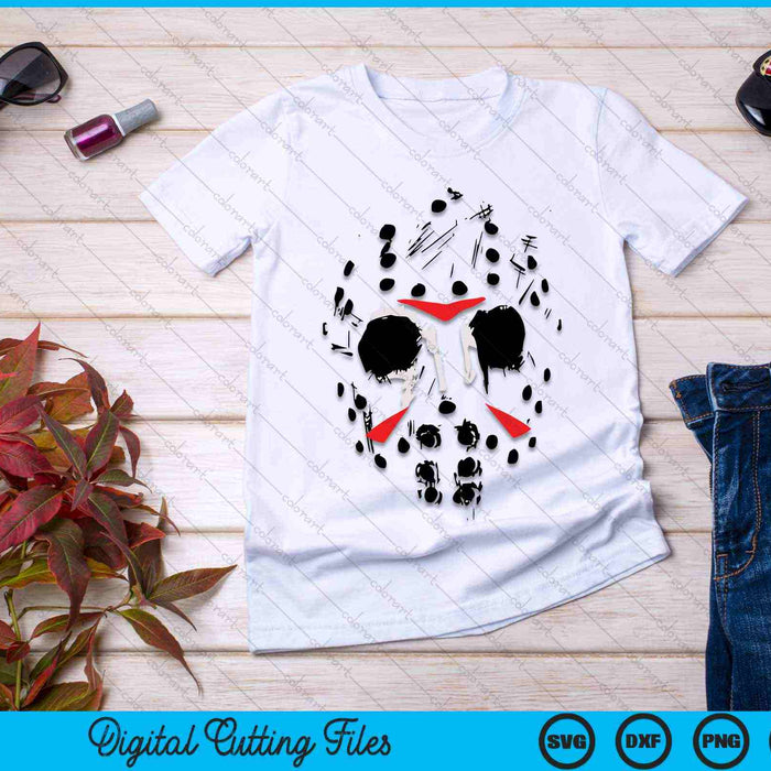 Friday 13th Jason Hockey Mask Halloween SVG PNG Digital Cutting Files Friday 13th Jason Hockey Mask Halloween SVG PNG Digital Cutting Files
