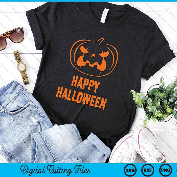 Fröhliches Halloween Kürbis Gesicht Lustiges Halloween Kostüm SVG PNG Digital Cutting Files Fröhliches Halloween Kürbis Gesicht Lustiges Halloween Kostüm SVG PNG Digital Cutting Files