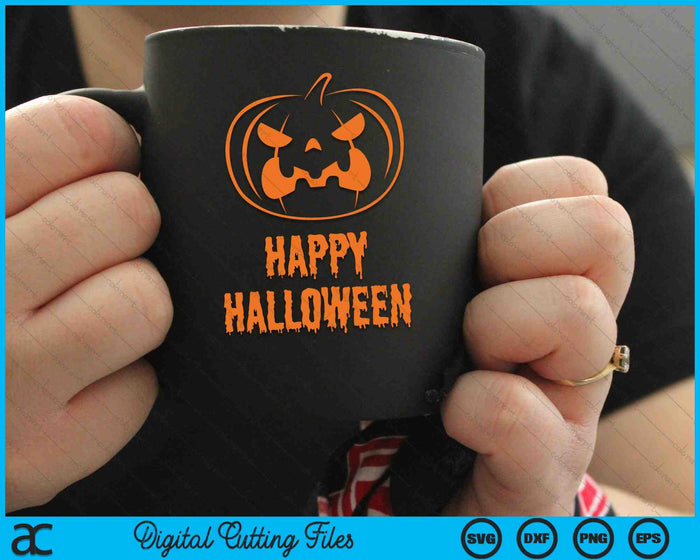 Fröhliches Halloween Kürbis Gesicht Lustiges Halloween Kostüm SVG PNG Digital Cutting Files Fröhliches Halloween Kürbis Gesicht Lustiges Halloween Kostüm SVG PNG Digital Cutting Files
