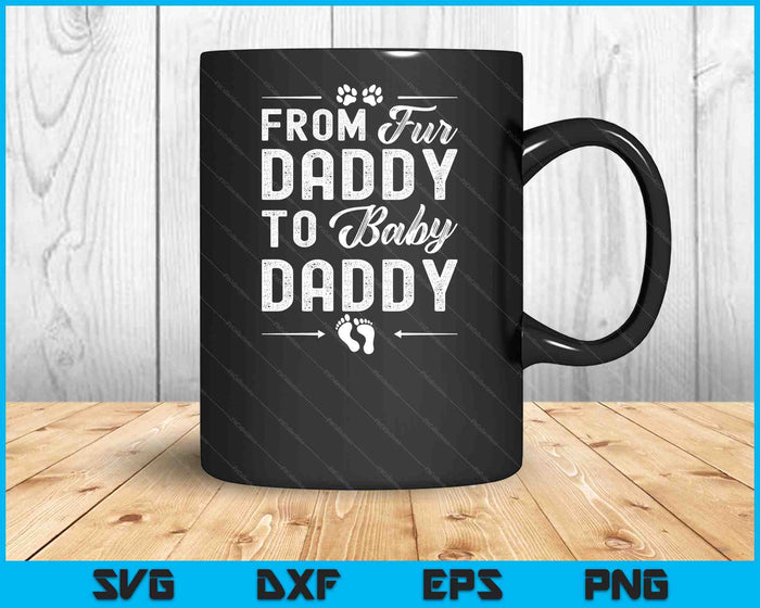 Van bont papa tot baby papa - hond papa zwangerschap SVG PNG digitale snijbestanden Van bont papa tot baby papa - hond papa zwangerschap SVG PNG digitale snijbestanden