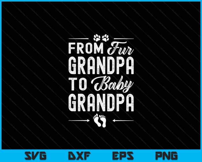 Van bont opa tot baby opa - hond opa zwangerschap SVG PNG digitale snijbestanden Van bont opa tot baby opa - hond opa zwangerschap SVG PNG digitale snijbestanden