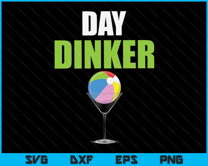 Beach Ball Day Dinker SVG PNG Digital Cutting Files Beach Ball Day Dinker SVG PNG Digital Cutting Files