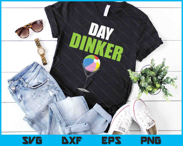 Beach Ball Day Dinker SVG PNG Digital Cutting Files