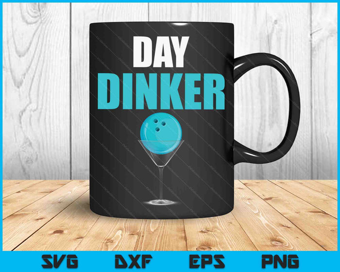 Bowling Ball Day Dinker SVG PNG Digital Cutting Files