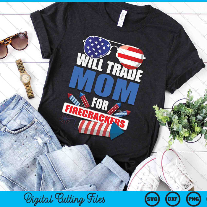 Boys 4th Of July Kids Trade Mom For Firecrackers SVG PNG Digital Cutting Files Boys 4th Of July Kids Trade Mom For Firecrackers SVG PNG Digital Cutting Files