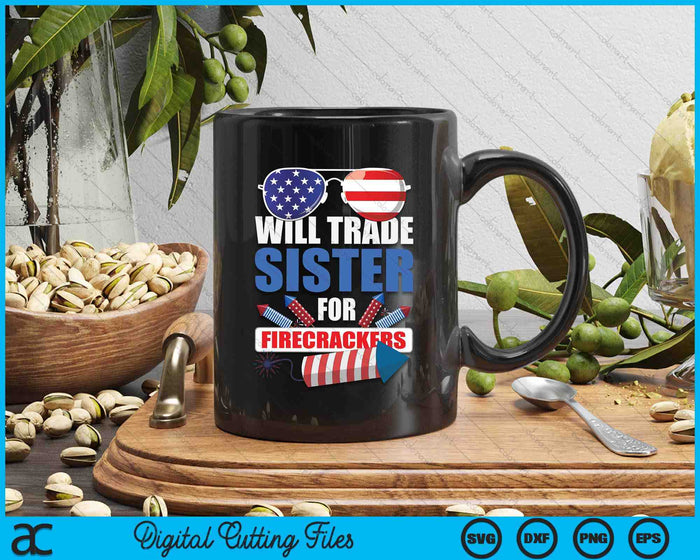 Boys 4th Of July Kids Trade Sister For Firecrackers SVG PNG Digital Cutting Files Boys 4th Of July Kids Trade Sister For Firecrackers SVG PNG Digital Cutting Files
