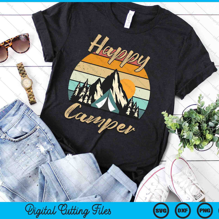 Funny Camping Hiking Lover Present Happy Camper Gift SVG PNG Digital Cutting File Funny Camping Hiking Lover Present Happy Camper Gift SVG PNG Digital Cutting File