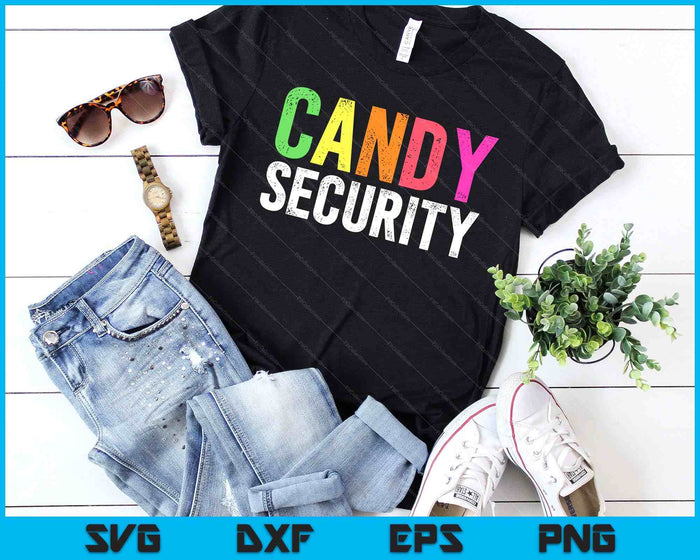 Funny Candy Security Halloween Costume SVG PNG Cutting Printable Files Funny Candy Security Halloween Costume SVG PNG Cutting Printable Files