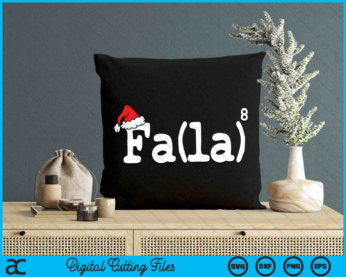Funny Christmas Cute Math Fa La La La La SVG PNG Digital Cutting Files Funny Christmas Cute Math Fa La La La La SVG PNG Digital Cutting Files