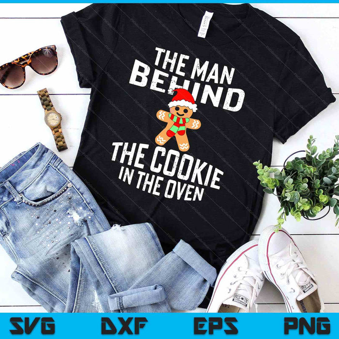 Funny Christmas Pregnancy Shirt Man Behind Cookie Dad To Be SVG PNG Digital Cutting Files Funny Christmas Pregnancy Shirt Man Behind Cookie Dad To Be SVG PNG Digital Cutting Files
