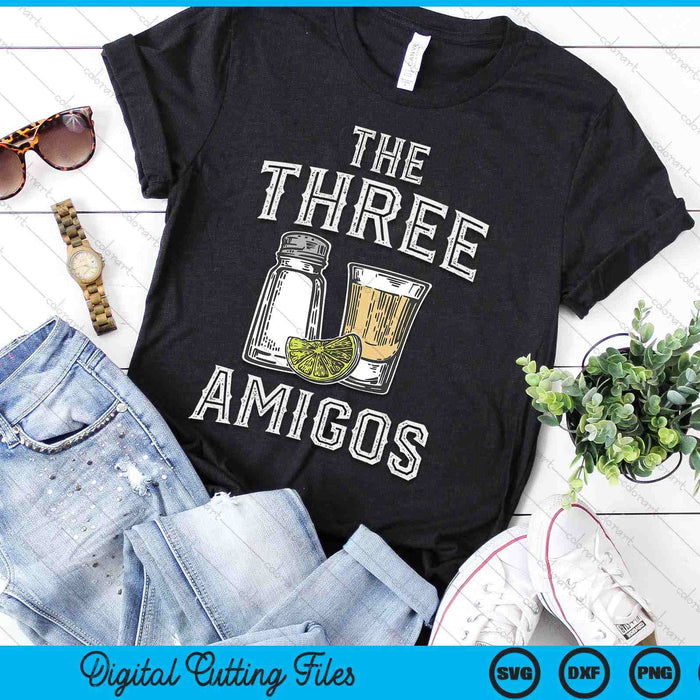 Funny Cinco de Mayo The Three Amigos Salt Tequila Lemon Party SVG PNG Digital Printable Files Funny Cinco de Mayo The Three Amigos Salt Tequila Lemon Party SVG PNG Digital Printable Files