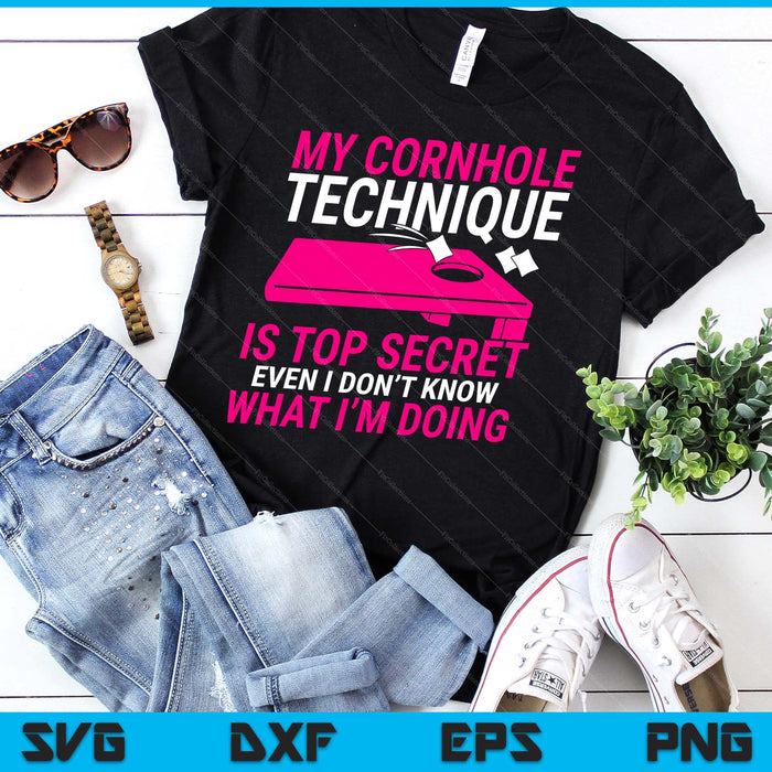 Funny Cornhole Women Cornhole Player SVG PNG Digital Printable Files Funny Cornhole Women Cornhole Player SVG PNG Digital Printable Files