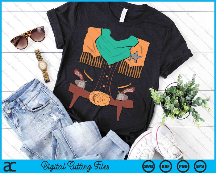 Funny Cowboy Western Halloween Costume Sheriff Vest Outfit SVG PNG Digital Cutting Files Funny Cowboy Western Halloween Costume Sheriff Vest Outfit SVG PNG Digital Cutting Files