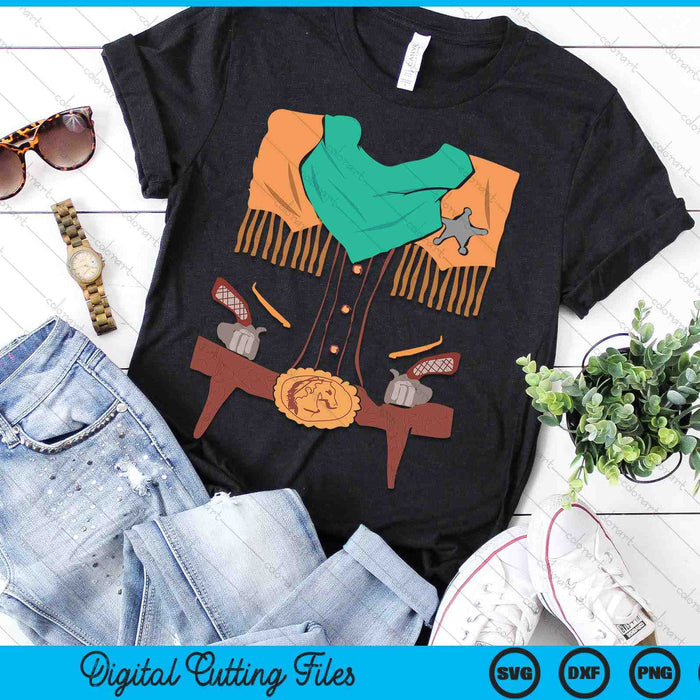 Funny Cowboy Western Halloween Costume Sheriff Vest Outfit SVG PNG Digital Cutting Files Funny Cowboy Western Halloween Costume Sheriff Vest Outfit SVG PNG Digital Cutting Files