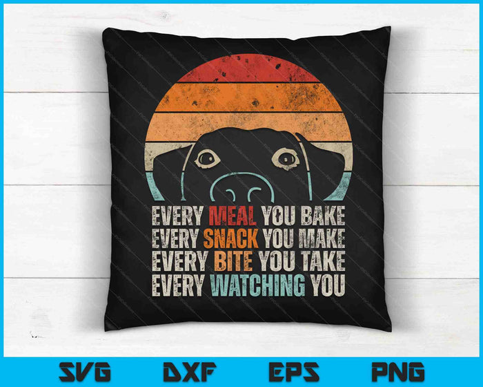 Funny Dog Retro Dog I'll Be Watching You Dog SVG PNG Cutting Printable Files Funny Dog Retro Dog I'll Be Watching You Dog SVG PNG Cutting Printable Files