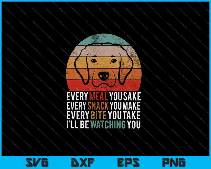 Funny Dog Retro I'll Be Watching You SVG PNG Cutting Printable Files Funny Dog Retro I'll Be Watching You SVG PNG Cutting Printable Files