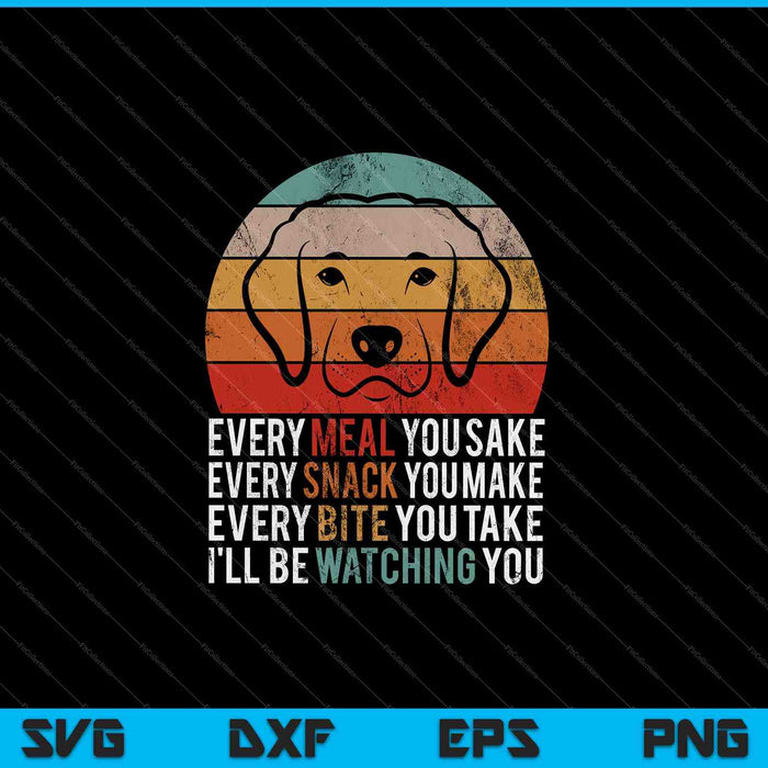 Funny Dog Retro I'll Be Watching You SVG PNG Cutting Printable Files Funny Dog Retro I'll Be Watching You SVG PNG Cutting Printable Files