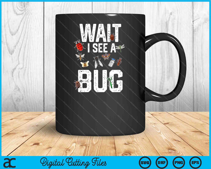 Entomologist Sayings Wait I See a Bug SVG PNG Digital Cutting Files