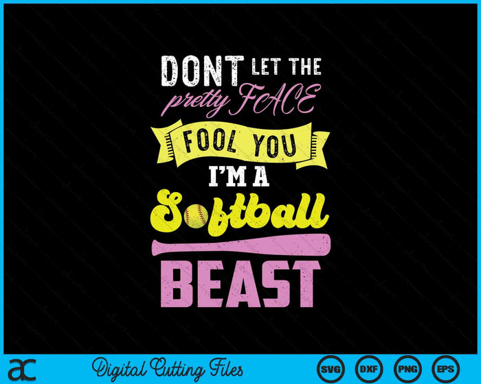Funny Fastpitch Girls Catcher Softball Game SVG PNG Digital Printable Files Funny Fastpitch Girls Catcher Softball Game SVG PNG Digital Printable Files