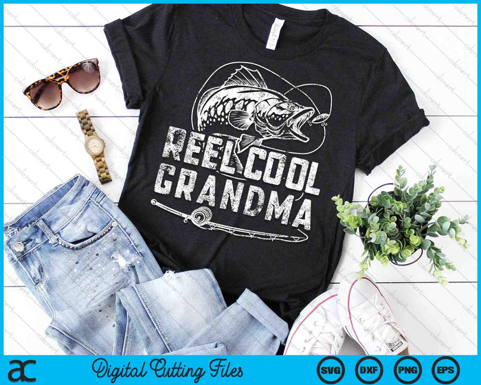 Funny Fisherman Reel Cool Grandma Fishing SVG PNG Cutting Printable Files Funny Fisherman Reel Cool Grandma Fishing SVG PNG Cutting Printable Files