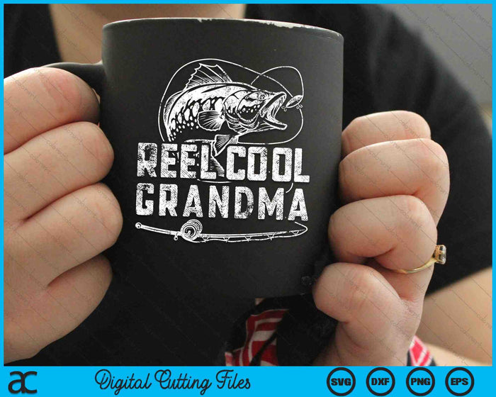 Funny Fisherman Reel Cool Grandma Fishing SVG PNG Cutting Printable Files Funny Fisherman Reel Cool Grandma Fishing SVG PNG Cutting Printable Files