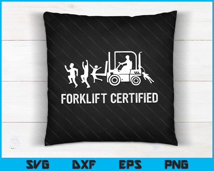 Forklift Driver Operator Forklift Certified Forklift SVG PNG Digital Cutting Files