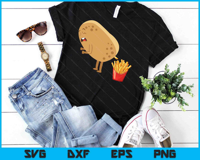 Funny French Fries Designs For Men Women Potato Food Eaters SVG PNG Digital Printable Files Funny French Fries Designs For Men Women Potato Food Eaters SVG PNG Digital Printable Files