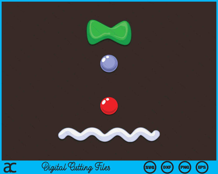 Funny Gingerbread Man Christmas Costume SVG PNG Digital Cutting File Funny Gingerbread Man Christmas Costume SVG PNG Digital Cutting File