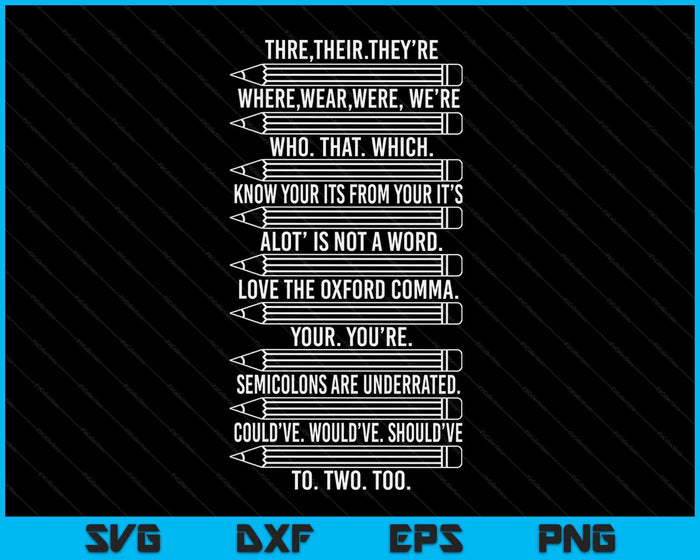 Funny Grammar Police Grammar Nazy English Writing Teacher SVG PNG Digital Printable Files Funny Grammar Police Grammar Nazy English Writing Teacher SVG PNG Digital Printable Files