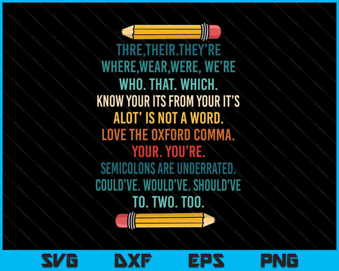 Funny Grammar Police Grammar Nazy English Writing Teacher SVG PNG Cutting Printable Files Funny Grammar Police Grammar Nazy English Writing Teacher SVG PNG Cutting Printable Files