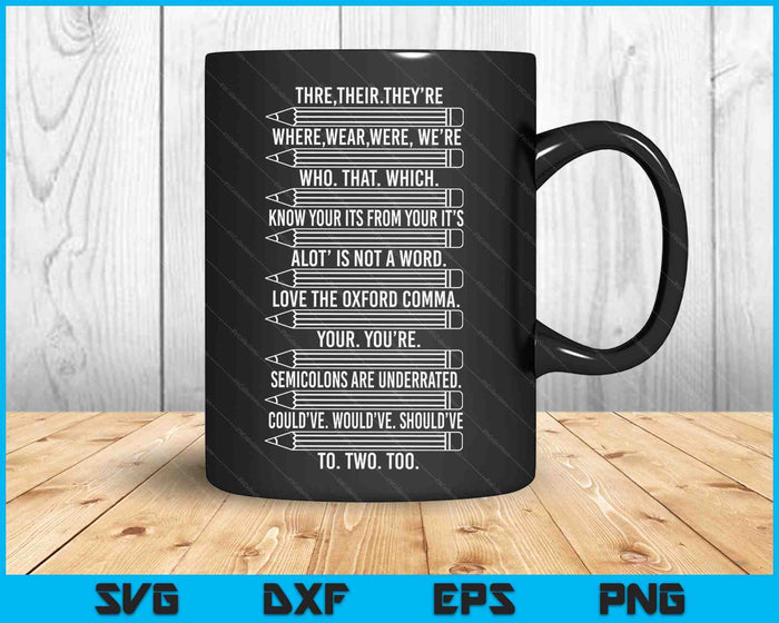 Funny Grammar Police Grammar Nazy English Writing Teacher SVG PNG Digital Printable Files Funny Grammar Police Grammar Nazy English Writing Teacher SVG PNG Digital Printable Files