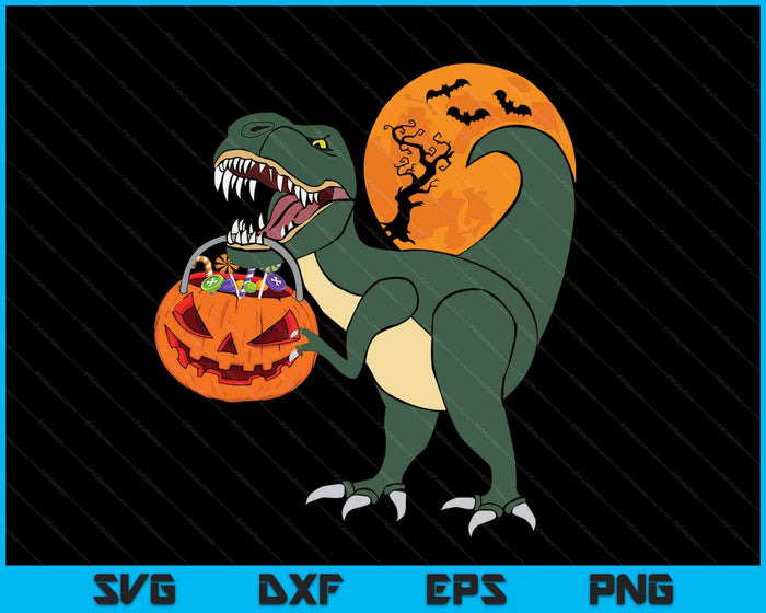 Divertido Halloween Dinosaurio Calabaza Miedo T Rex Halloween SVG PNG Archivo de corte digital Divertido Halloween Dinosaurio Calabaza Miedo T Rex Halloween SVG PNG Archivo de corte digital