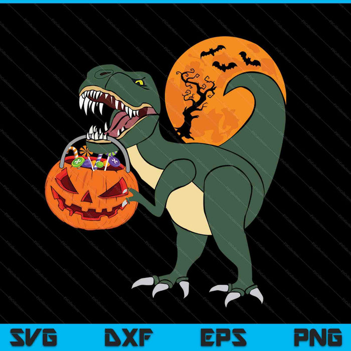 Divertido Halloween Dinosaurio Calabaza Miedo T Rex Halloween SVG PNG Archivo de corte digital Divertido Halloween Dinosaurio Calabaza Miedo T Rex Halloween SVG PNG Archivo de corte digital