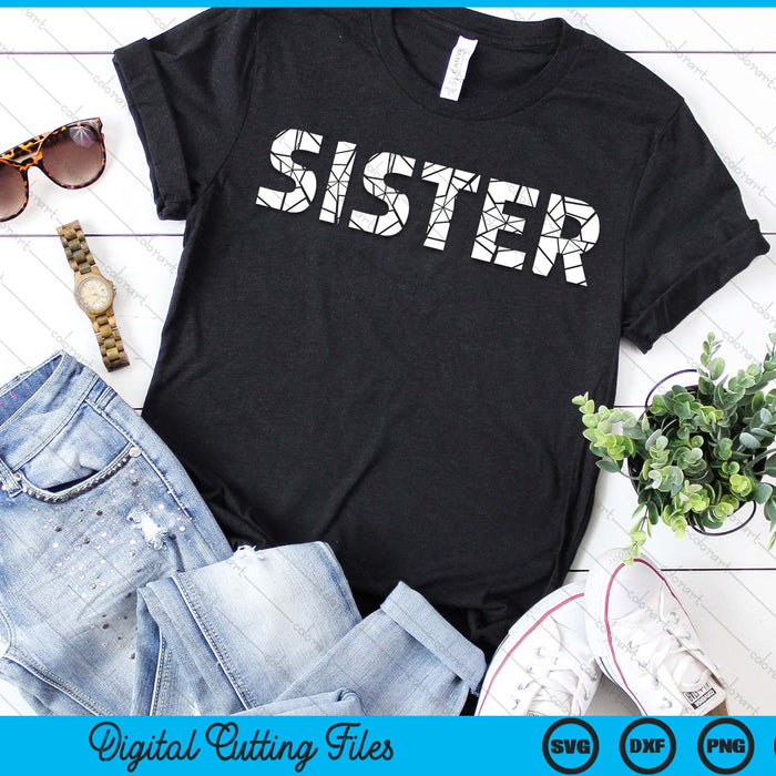 Funny Halloween Sister Deady Halloween Matching Costume SVG PNG Digital Cutting Files Funny Halloween Sister Deady Halloween Matching Costume SVG PNG Digital Cutting Files