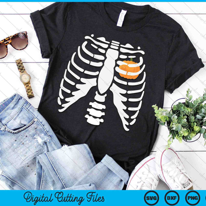 Funny Halloween Skeleton Rib Cage X-Ray Pumpkin Heart SVG PNG Digital Printable Files Funny Halloween Skeleton Rib Cage X-Ray Pumpkin Heart SVG PNG Digital Printable Files