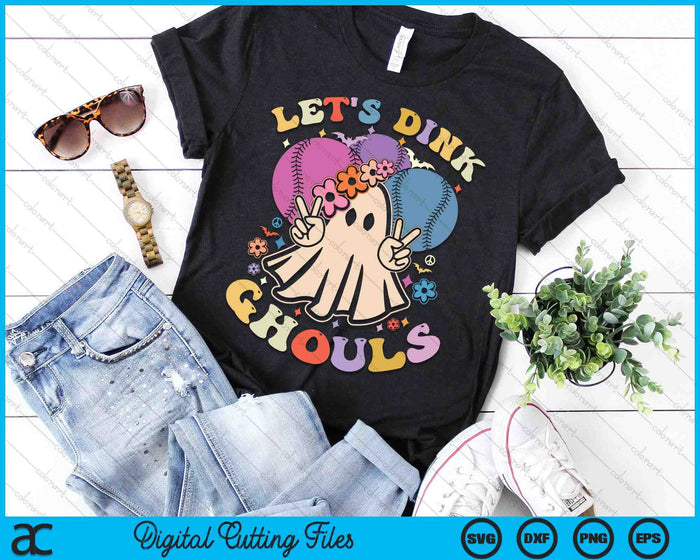 Funny Halloween Softball Costume Let's Dink Ghouls SVG PNG Digital Cutting File Funny Halloween Softball Costume Let's Dink Ghouls SVG PNG Digital Cutting File