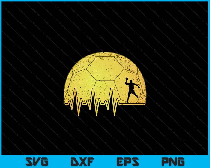 Funny Handball Heartbeat Handball Player SVG PNG Digital Cutting Files Funny Handball Heartbeat Handball Player SVG PNG Digital Cutting Files