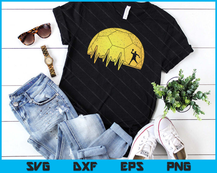 Funny Handball Heartbeat Handball Player SVG PNG Digital Cutting Files Funny Handball Heartbeat Handball Player SVG PNG Digital Cutting Files