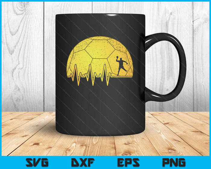 Funny Handball Heartbeat Handball Player SVG PNG Digital Cutting Files Funny Handball Heartbeat Handball Player SVG PNG Digital Cutting Files