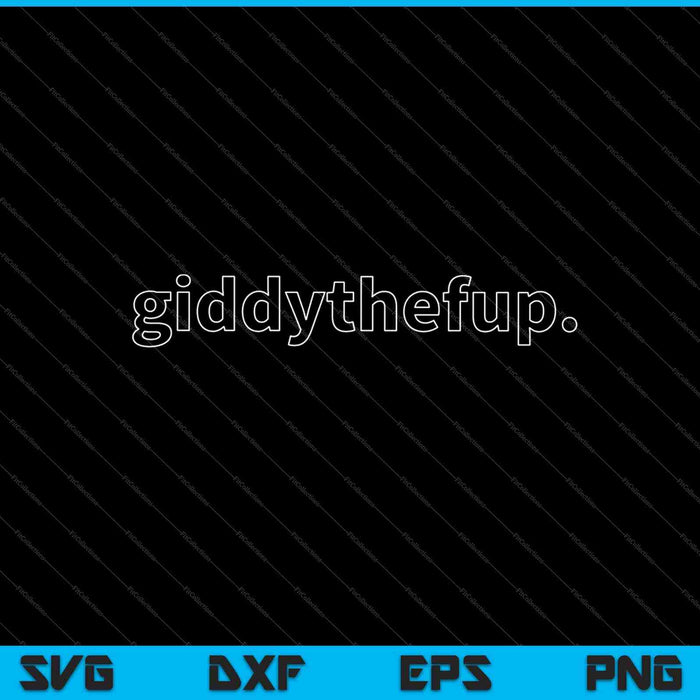 Grappige paardenraces Vintage Giddythefup SVG PNG snijden afdrukbare bestanden Grappige paardenraces Vintage Giddythefup SVG PNG snijden afdrukbare bestanden