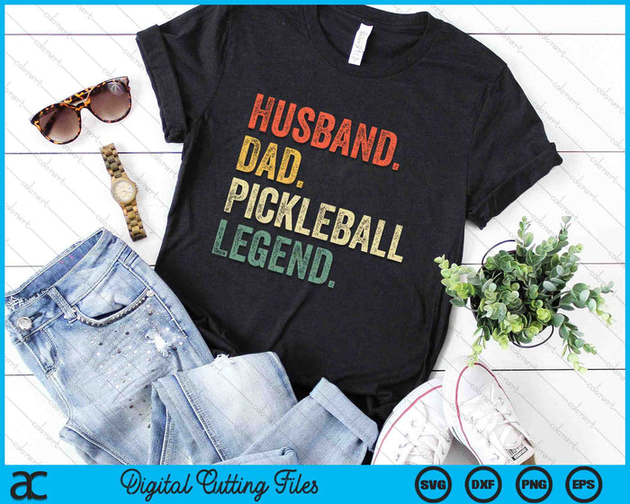 Funny Husband Dad Pickleball Legend Vintag SVG PNG Digital Cutting Files Funny Husband Dad Pickleball Legend Vintag SVG PNG Digital Cutting Files