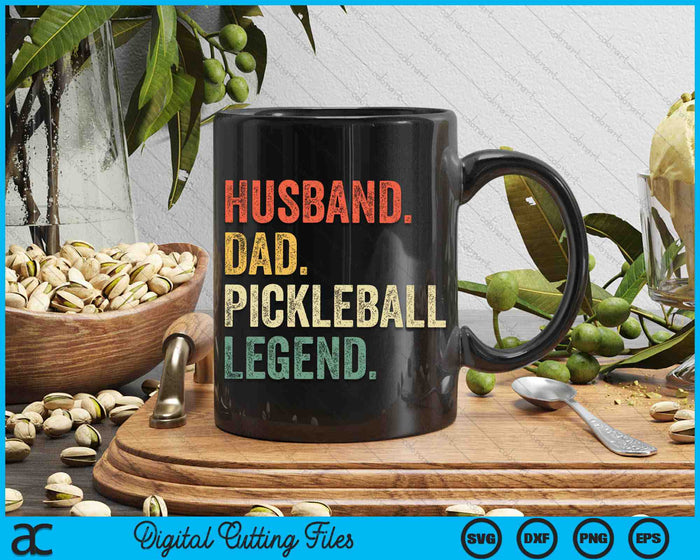 Funny Husband Dad Pickleball Legend Vintag SVG PNG Digital Cutting Files Funny Husband Dad Pickleball Legend Vintag SVG PNG Digital Cutting Files